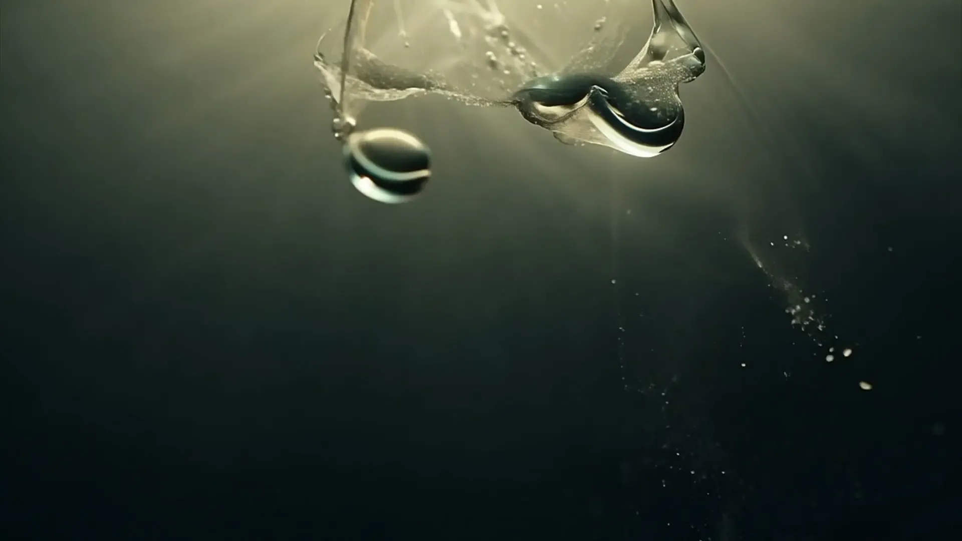 Abstract Liquid Bubble Background for Underwater Cinematic Projects